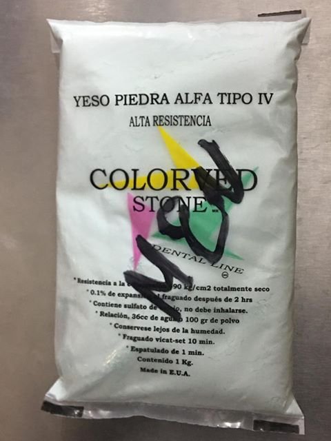 YESO PIEDRA MENTA COLORVED