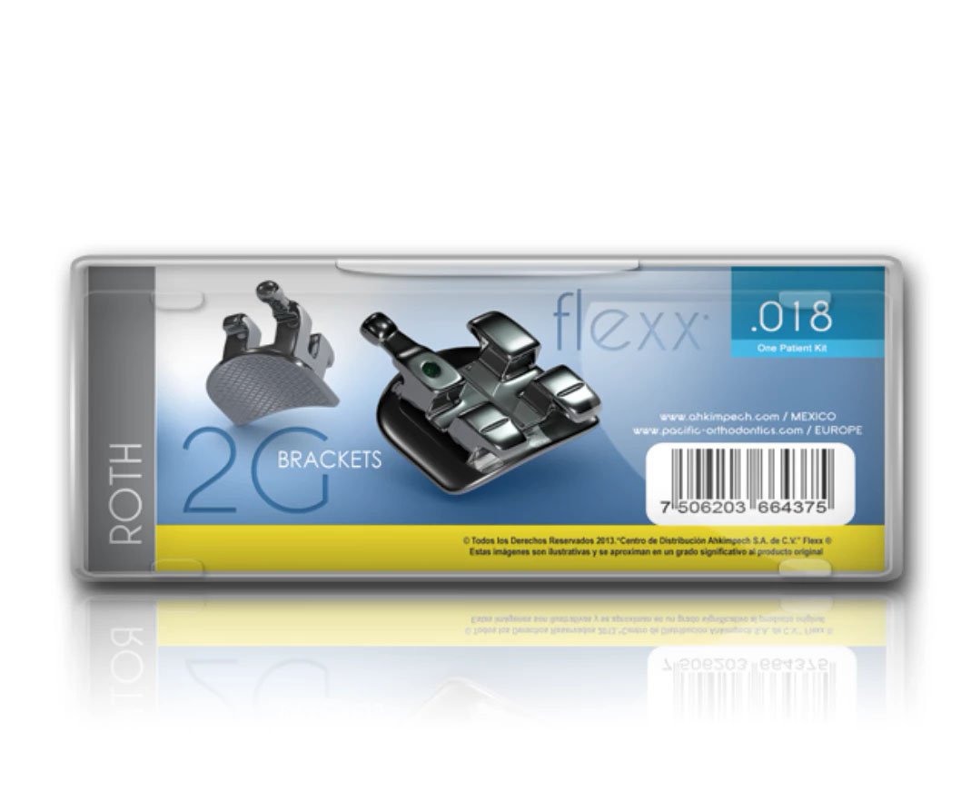 BRACKETS ROTH .018 FLEXX 2DA G