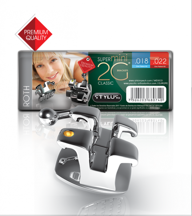 BRACKETS SUPER MINI ROTH .022 2G CLASSIC