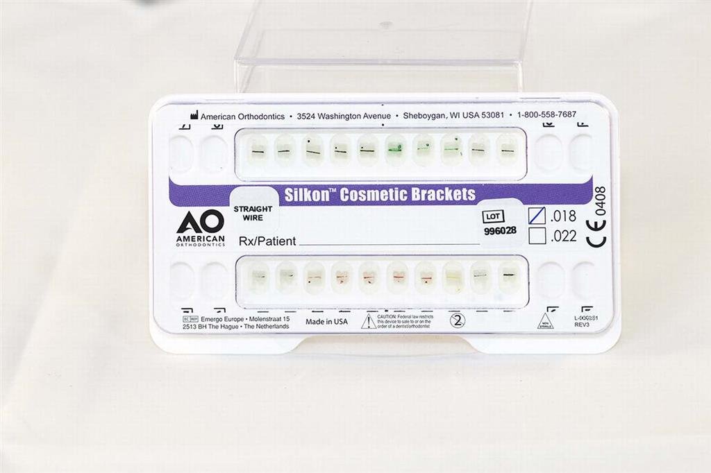 BRACKETS SILKON COSMETIC .018 AO