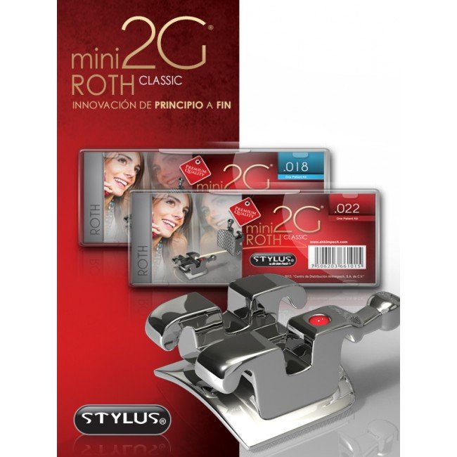 BRACKETS MINI 2G ROTH .022 CLASSIC