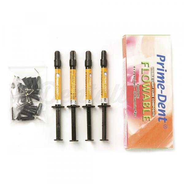 JERINGA FLOWABLE KIT 4X 2G PRIME DENT RESINA