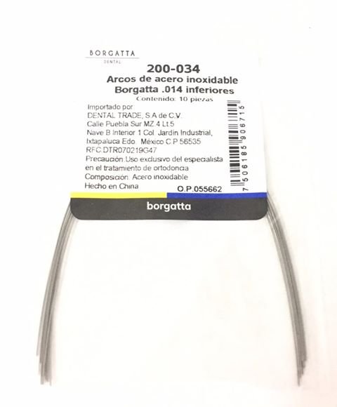 ARCO ACERO .014 INF C/10 BOR