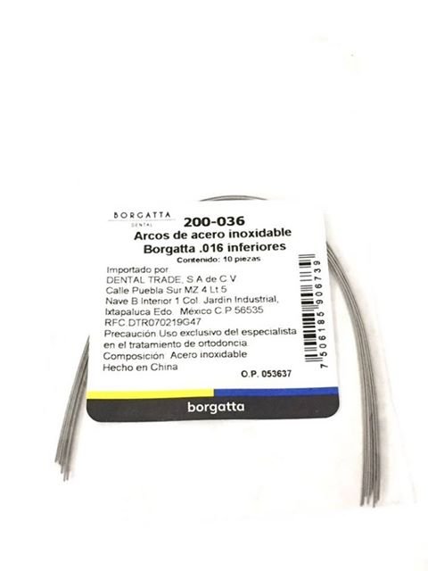 ARCO ACERO .016 INF C/10 BOR