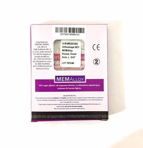 ARCO MEMALLOY .014 INF CAJA C/10