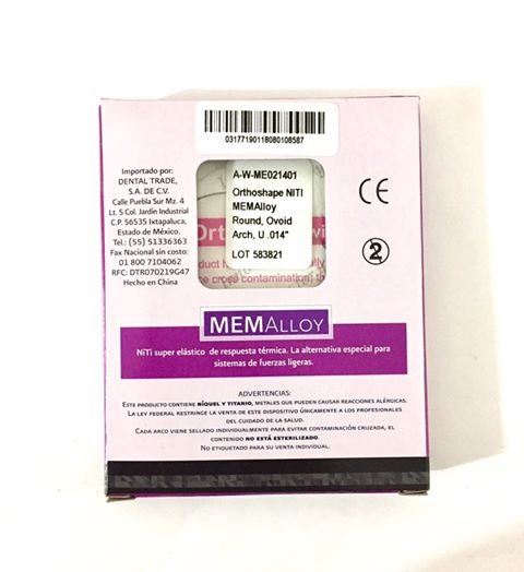 ARCO MEMALLOY .014 SUP CAJA C/10