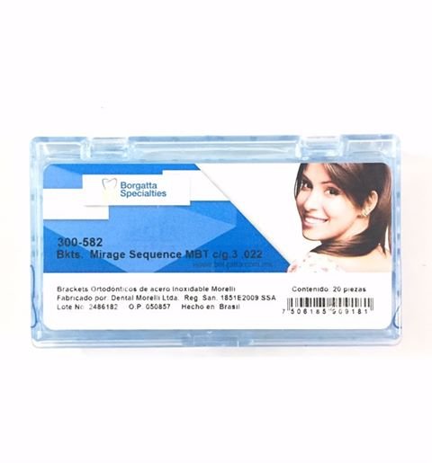 BRACKETS MBT MIRAGE C/G 3 .022 SEQUENCE