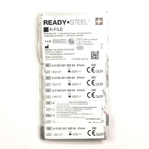 LIMAS K-FILE READY STEEL #20 21MM