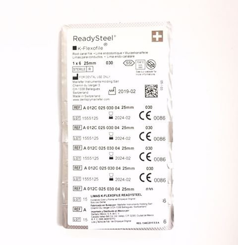 LIMAS K-FILE READY STEEL #30 25MM