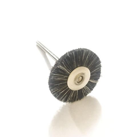 CEPILLO DE C/LANA NEGRA SUAVE A25.4MM C/