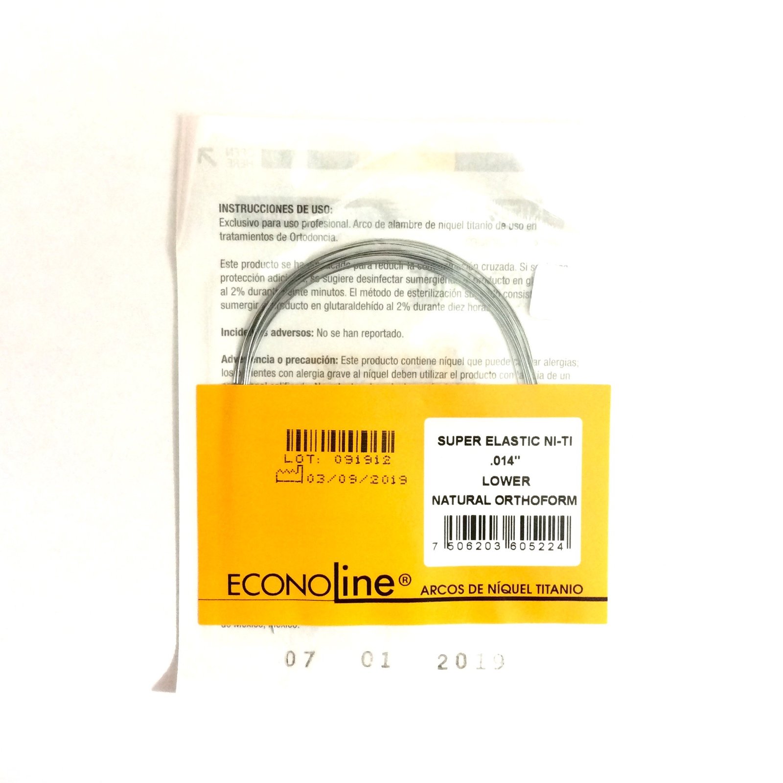 ARCO NITI .014 INF BOLSA C/10 ILINE