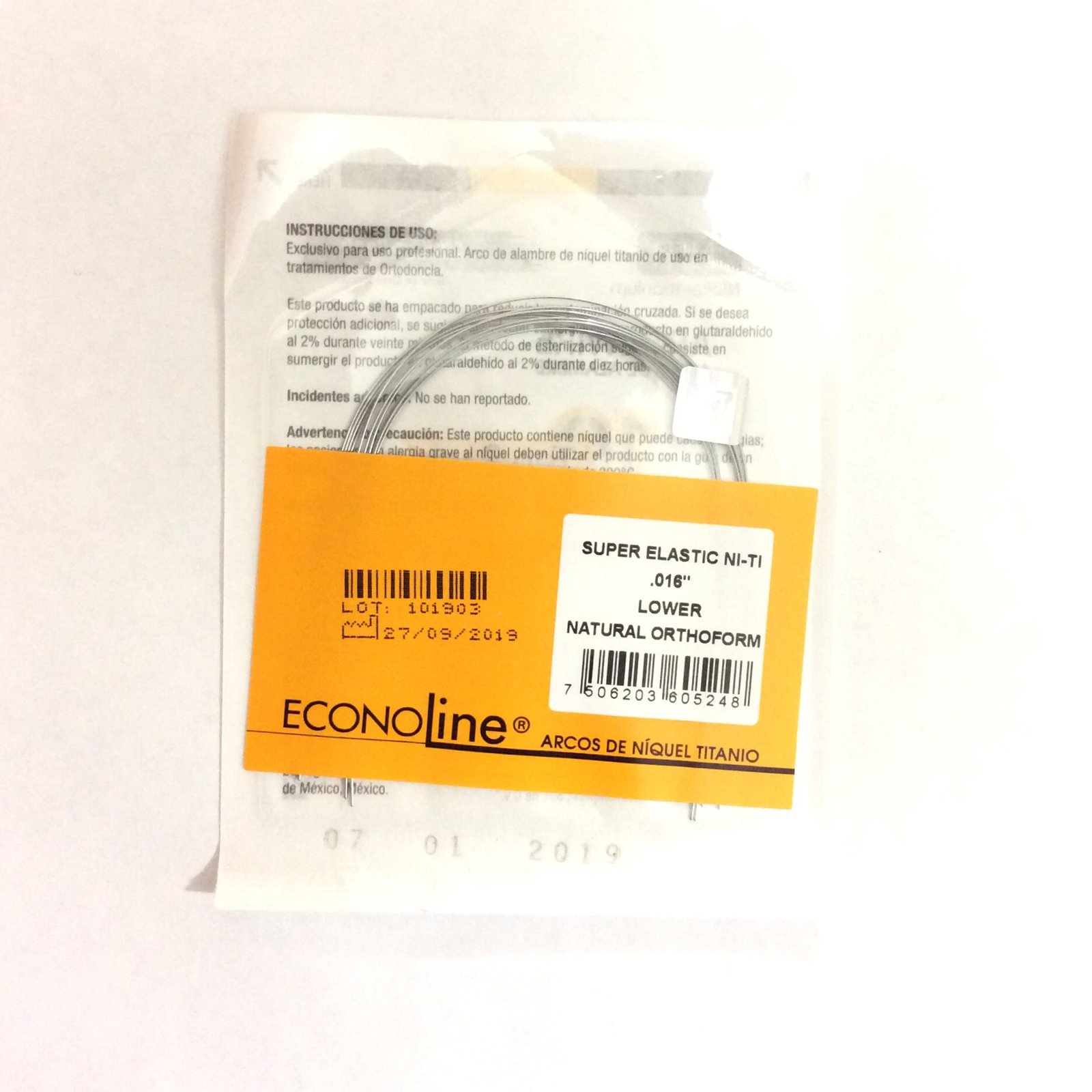 ARCO NITI .016 INF BOLSA C/10 ILINE