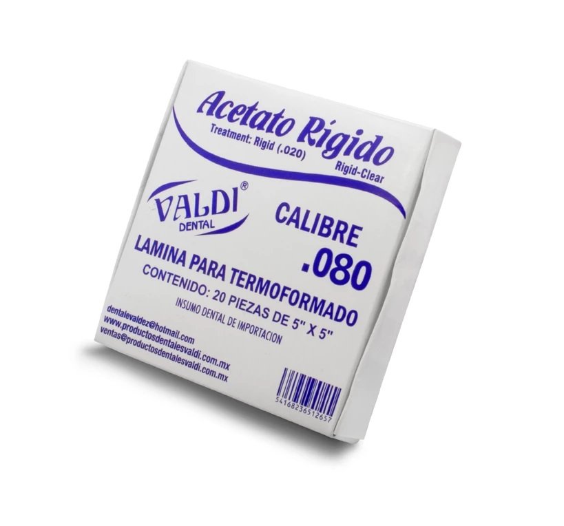 ACETATO RIGIDO .080 PZ