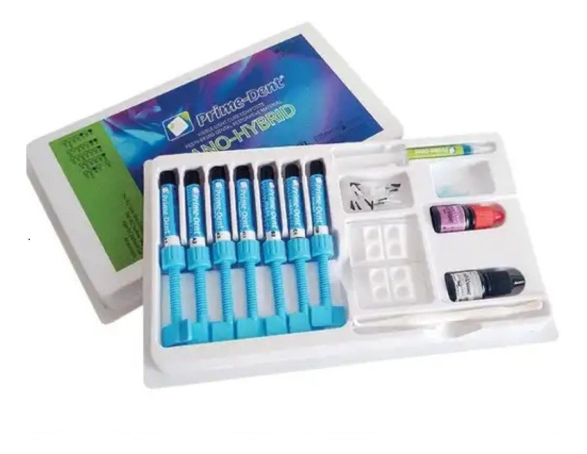 KIT DE RESINA HIBRIDA C/7 JER PRIME DENT