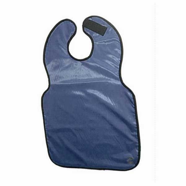 MANDIL DE PLOMO .03 MM CON CUELLO AZUL/GRIS