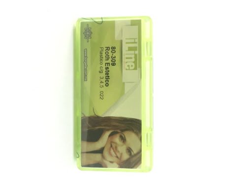 BRACKETS ILINE C/G345 .022 ROTH ESTETICO