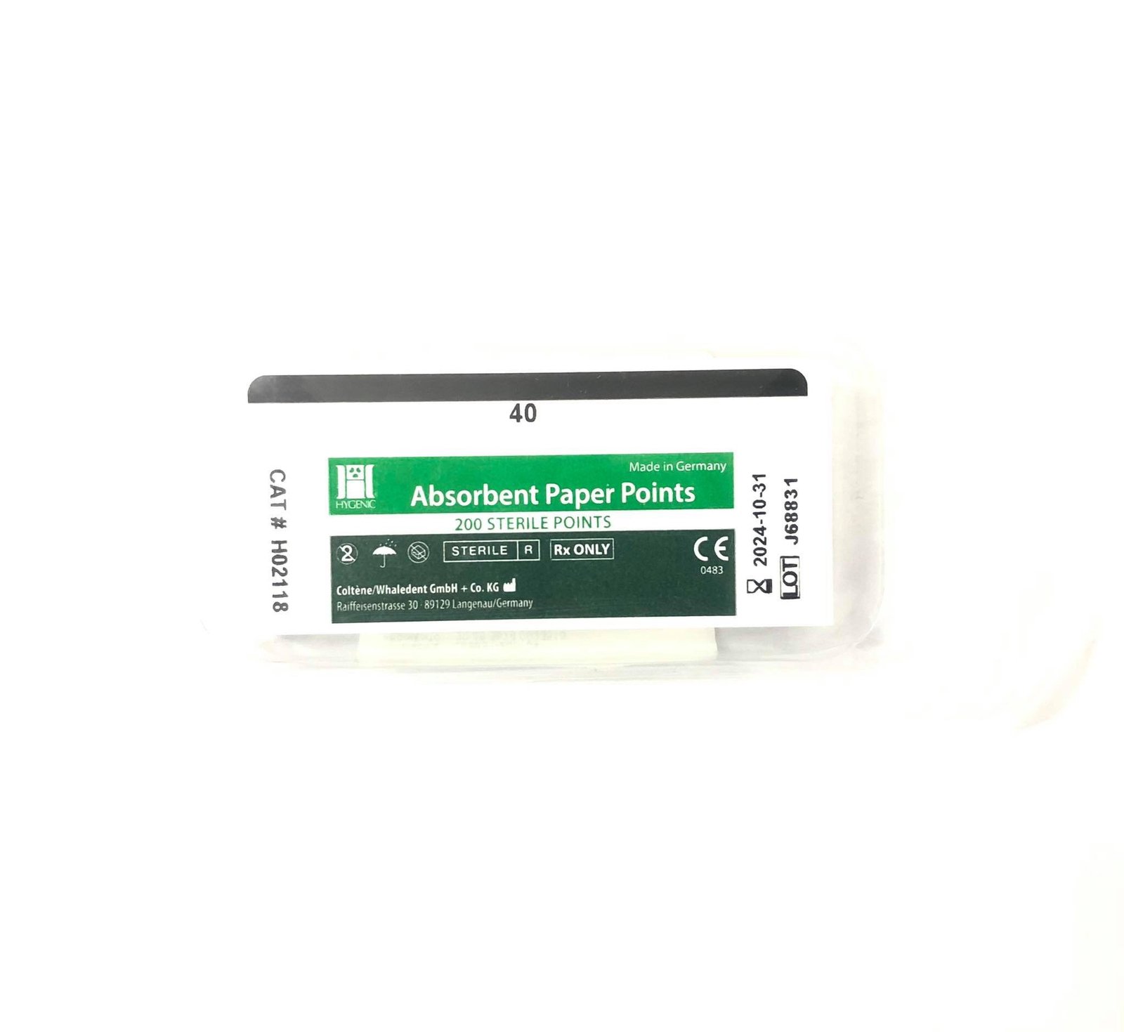 PUNTAS DE PAPEL 40 HYGENIC