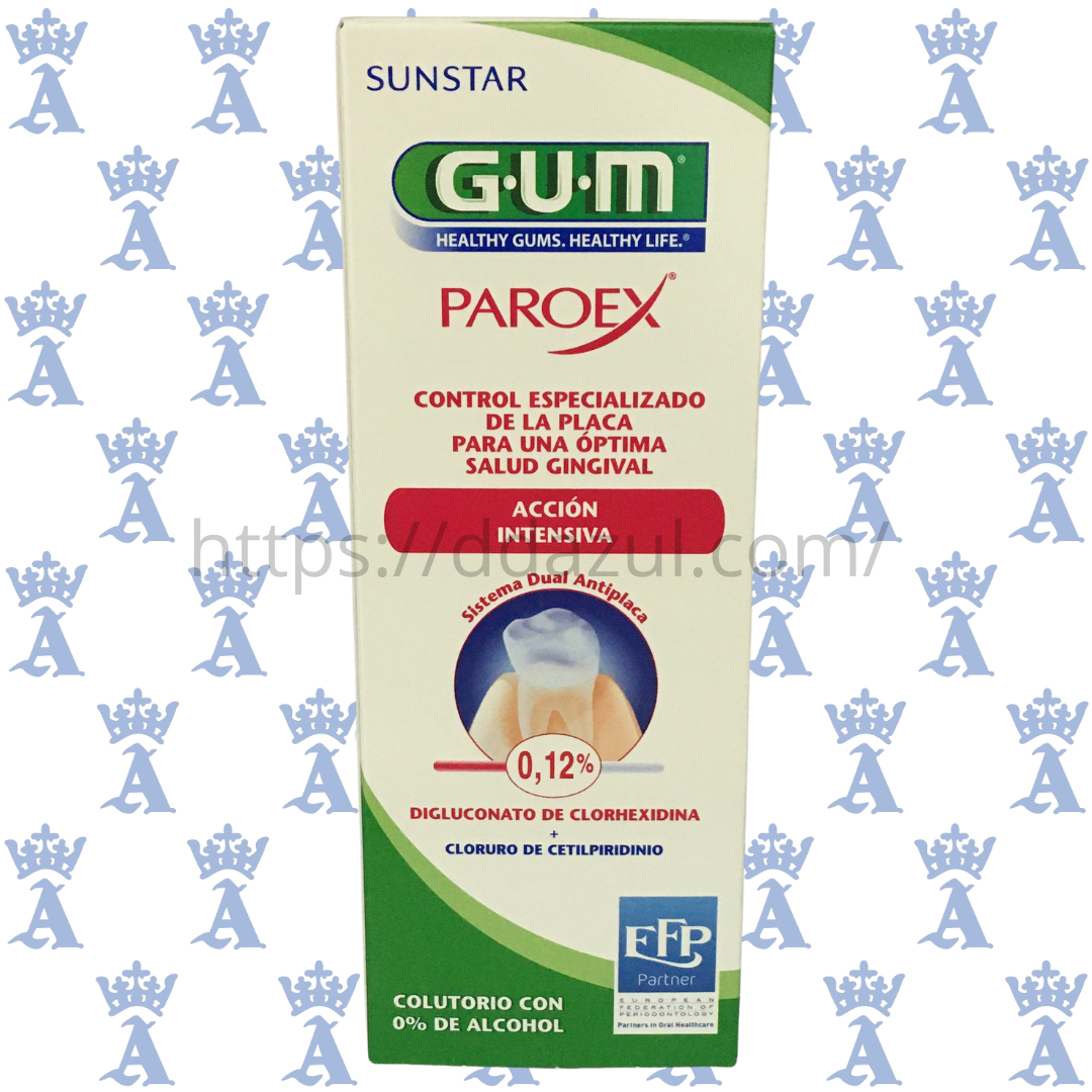 ENJUAGUE BUCAL PAROEX 500ML 2296 GUM