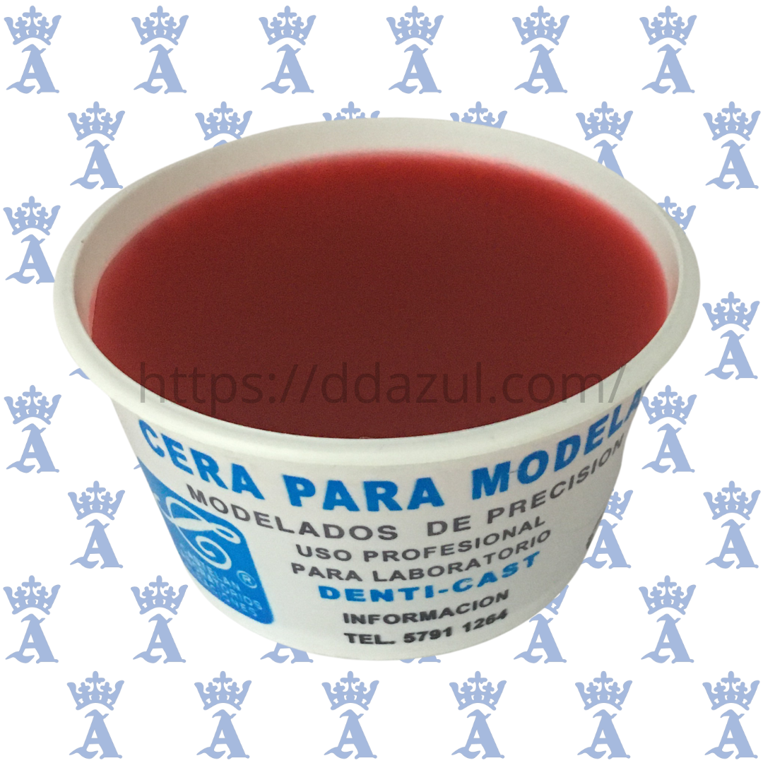 CERA P/ MODELAR ROJO 100G DENTICAST