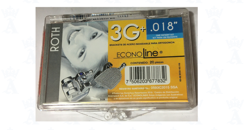 BRACKETS ROTH .018 ECONOLINE MINI 3G