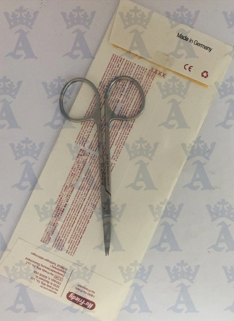 S18 TIJERA IRIS CURVAS 18 HU