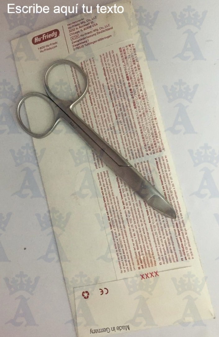 HUSCGC TIJERA P/ORO CURVA HU FRIEDY