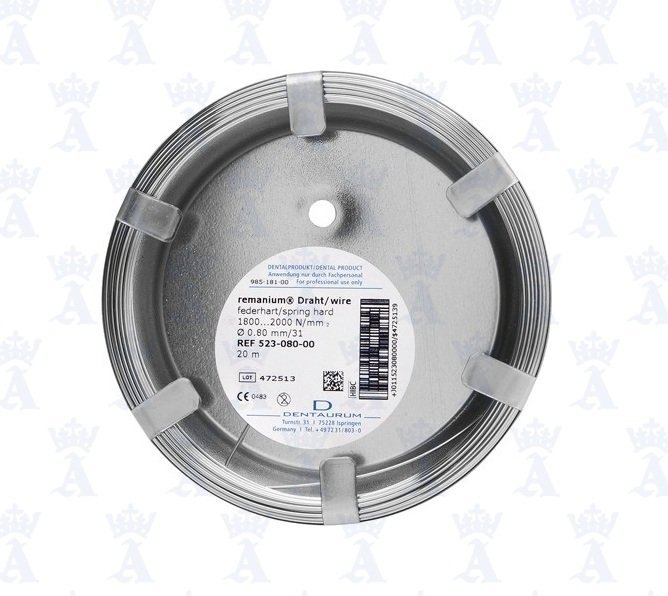 ALAMBRE DENTAURUM .031MM X METRO REMANIUM