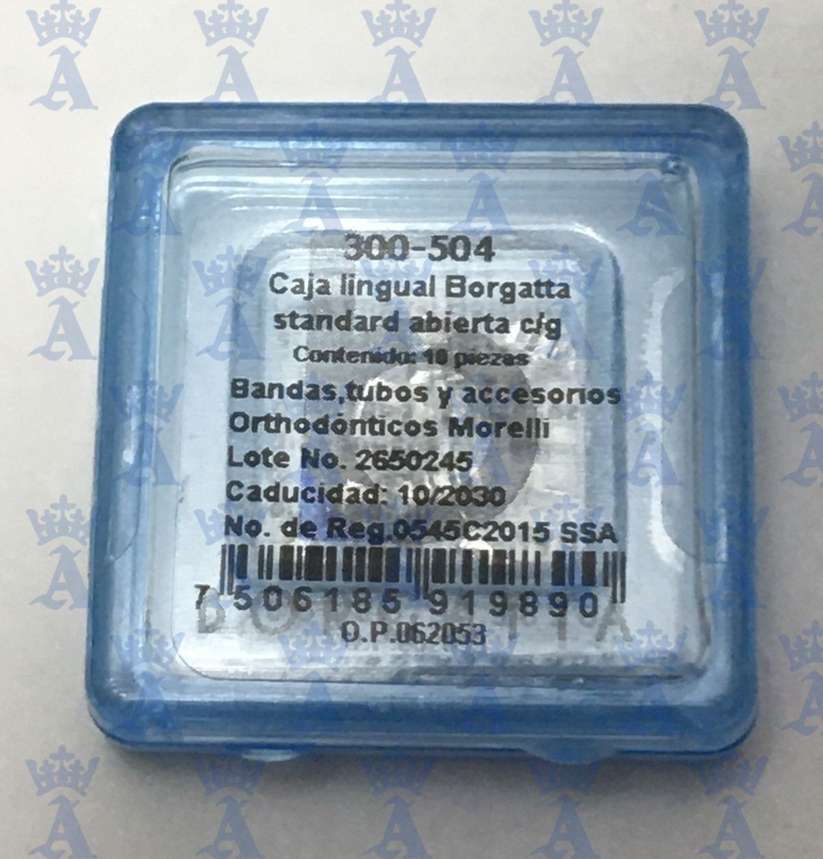 CAJA LINGUAL STD ABIERTA C/10