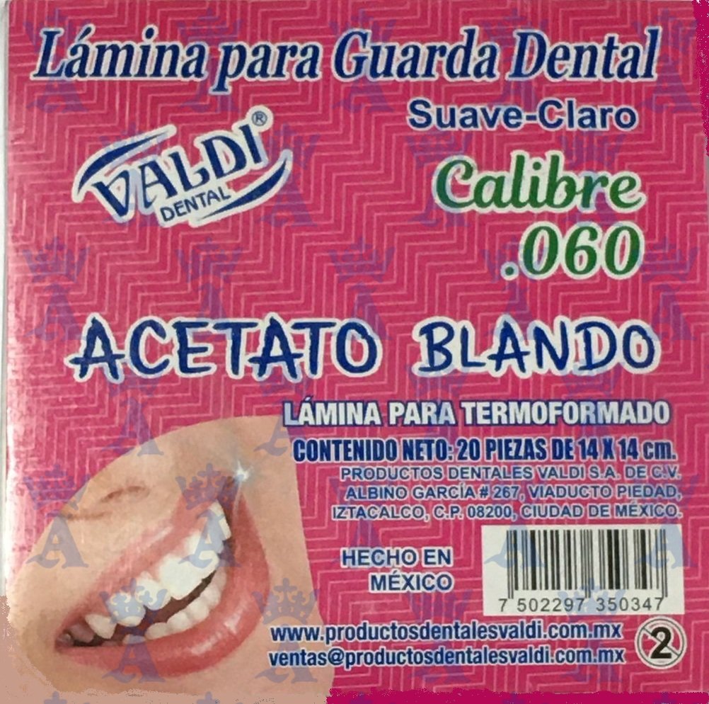 ACETATO BLANDO .060 C/20 VALDI