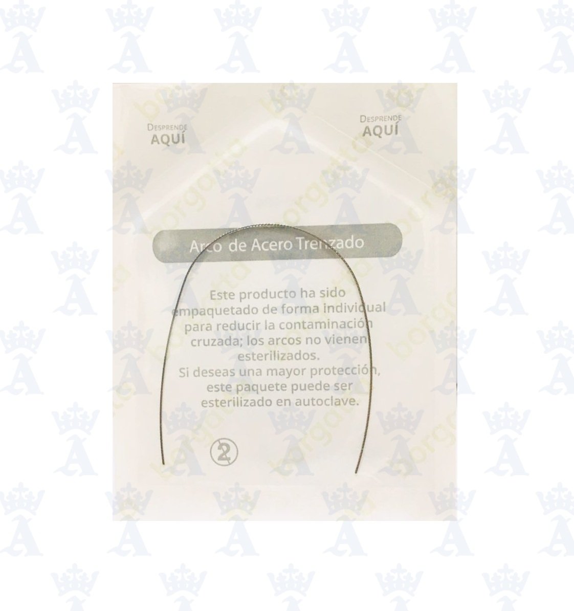 ARCO ACERO TRENZADO .016X.022 INF PZ