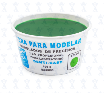 CERA P/ MODELAR VERDE 100G DENTICAST