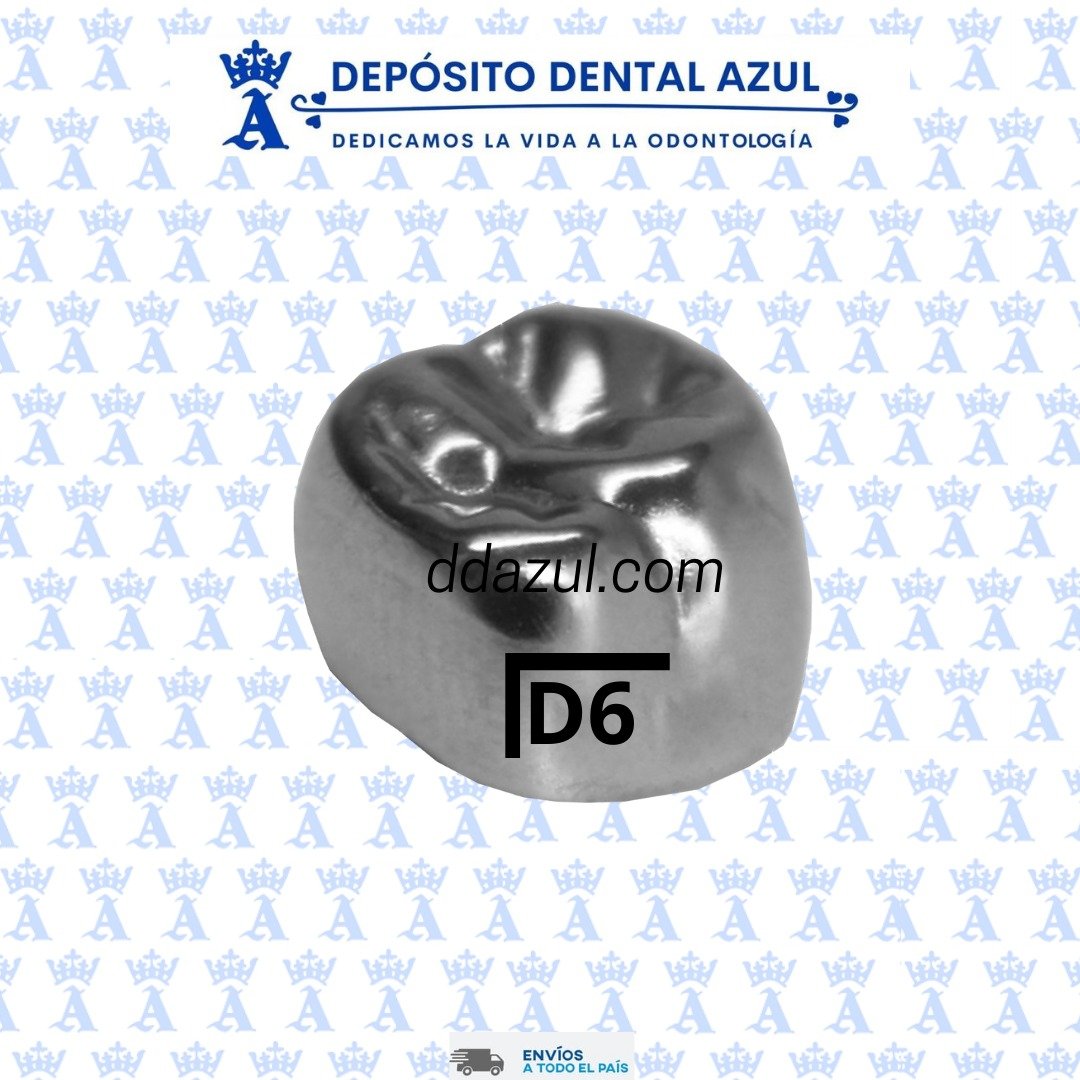 CORONA DE ACERO DLL6 INF IZQ 1er. MOLAR