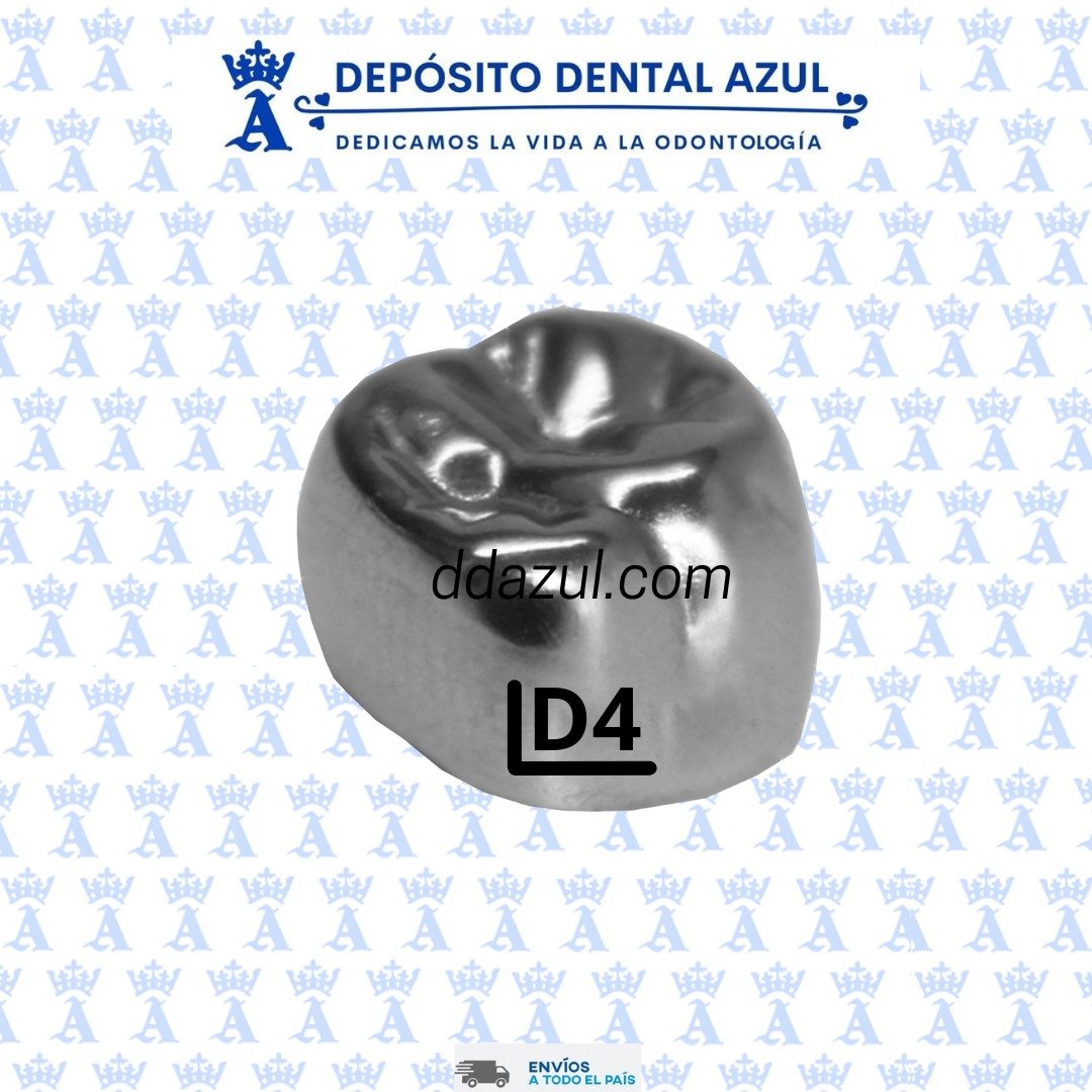 CORONA DE ACERO DUL4 SUP IZQ 1er. MOLAR