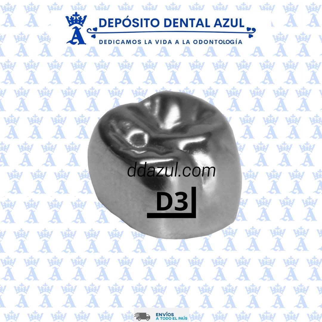 CORONA DE ACERO DUR3 SUP DER 1er. MOLAR