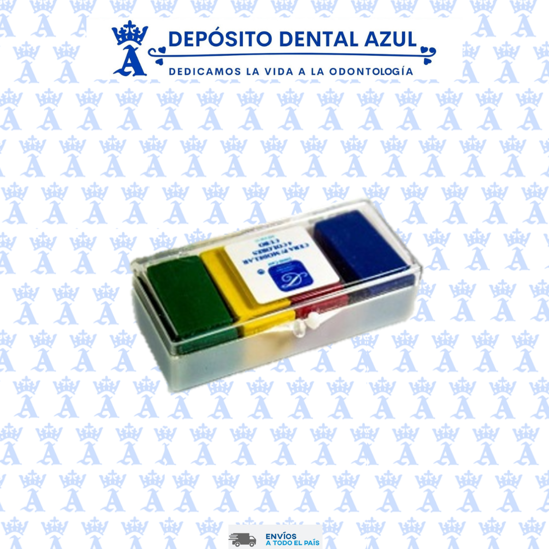 CERA PKT CUBO 4 COLORES DENTICAST