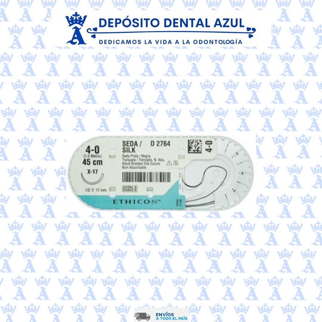 SUTURA 4-0 SEDA-SILK 45X17 PZ ETHICON
