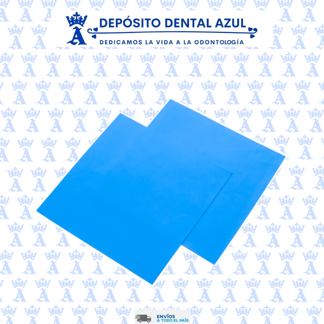 DIQUE DE HULE NICT AZUL/VER 6X6 (granel)
