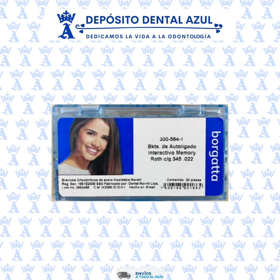 BRACKET AUTOLIGADO ROTH .022 C/G 345 MEM