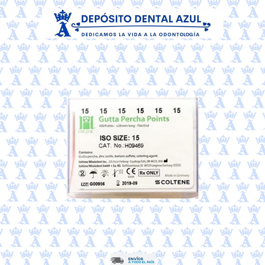 GUTTA PERCHA 15 HYGENIC PUNTAS