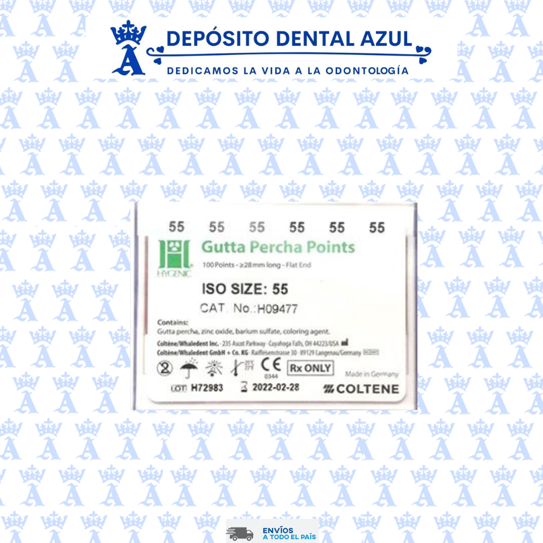 GUTTA PERCHA 55 HYGENIC PUNTAS