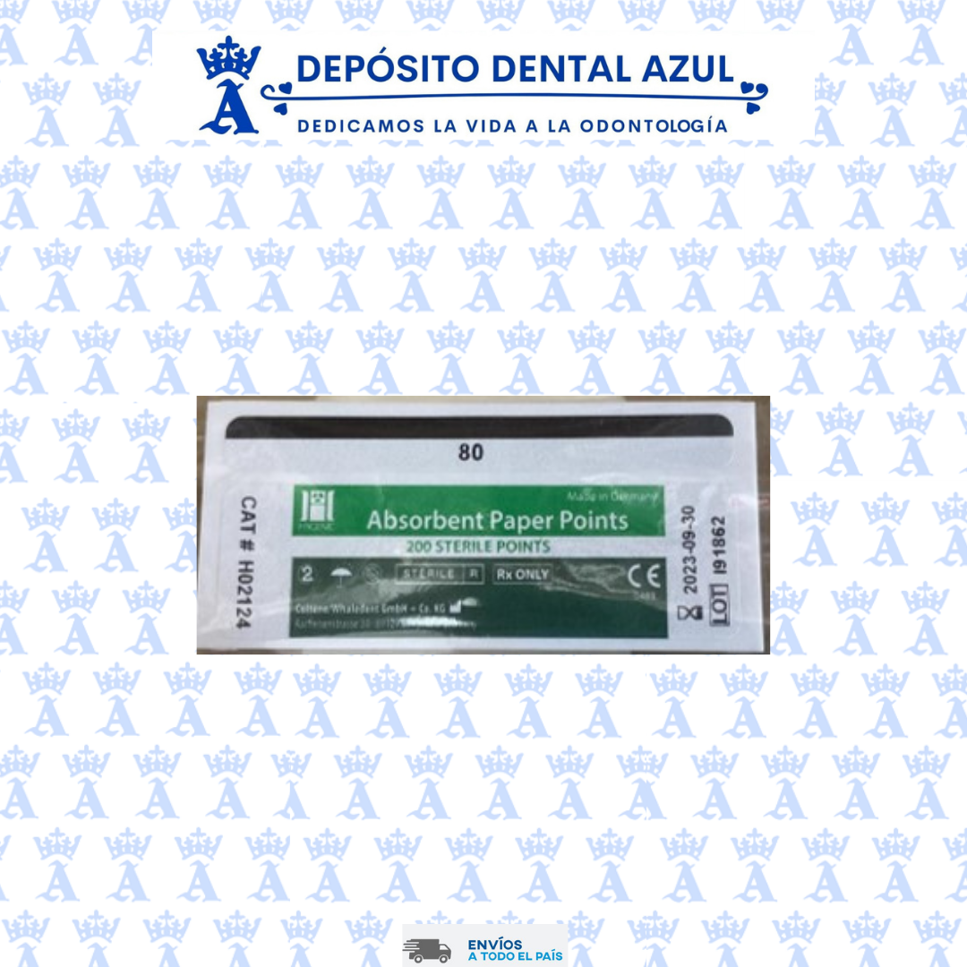 PUNTAS DE PAPEL 80 HYGENIC