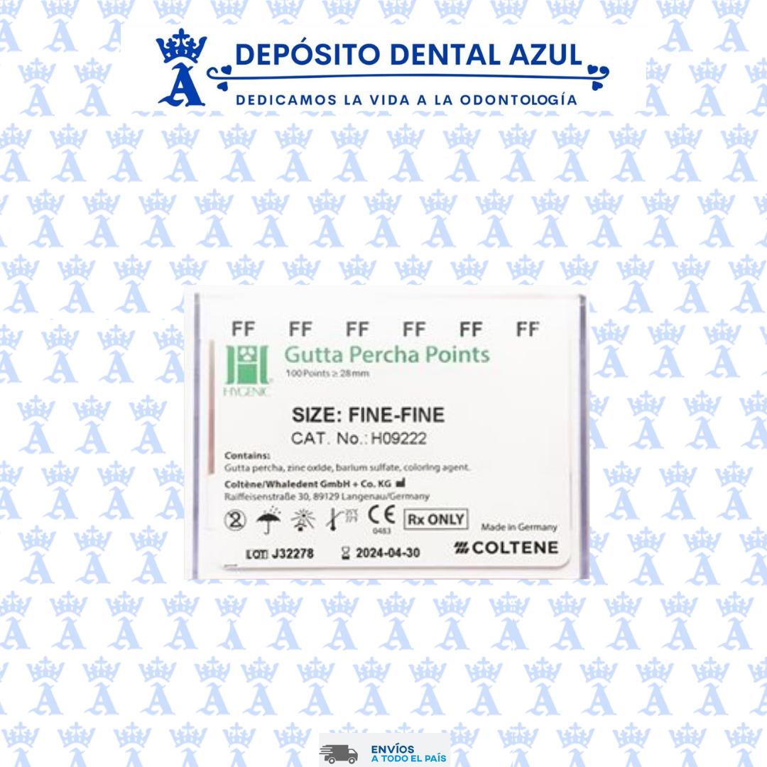 GUTTA PERCHA FF HYGENIC PUNTAS