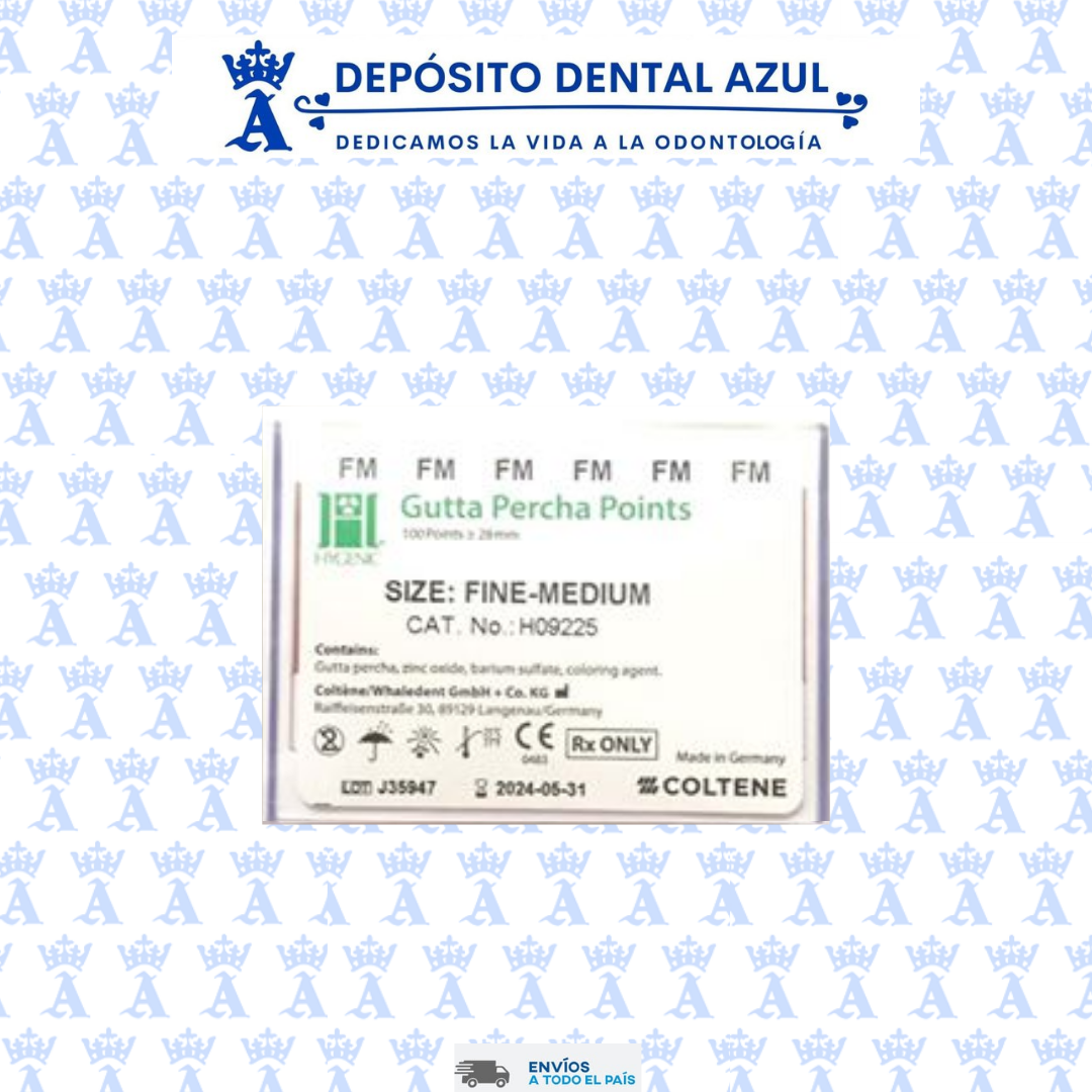 GUTTA PERCHA FM HYGENIC PUNTAS