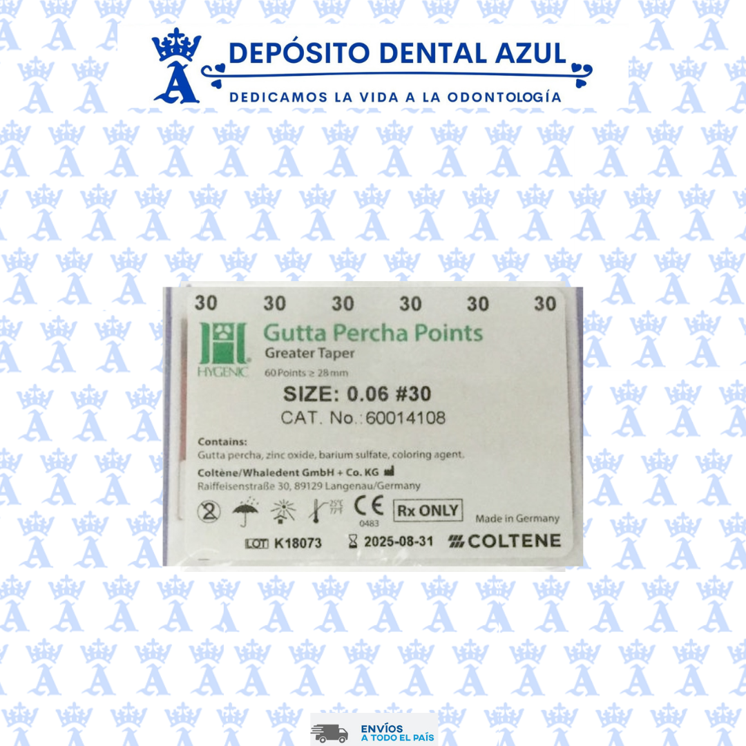 GUTTA PERCHA HYGENIC GT 06 #30 C/60