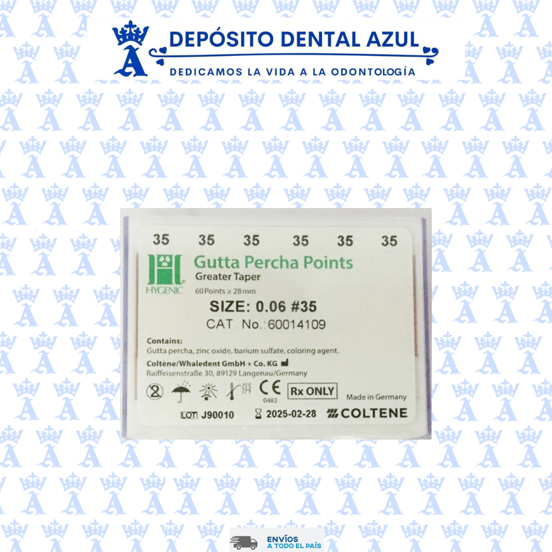 GUTTA PERCHA HYGENIC GT 06 #35 C/60