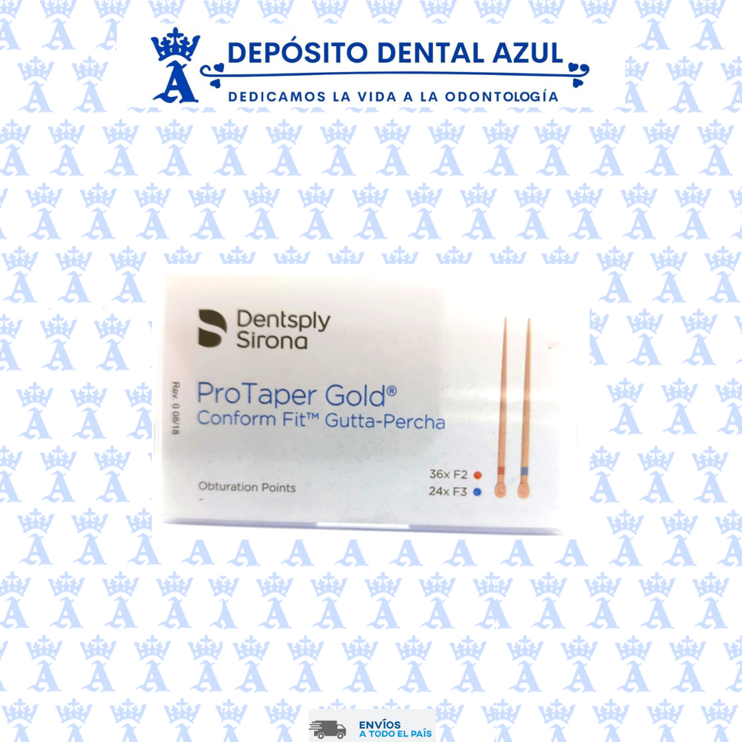 GUTTAPERCHA PROTAPER GOLD CONFORM FIT F2 F3