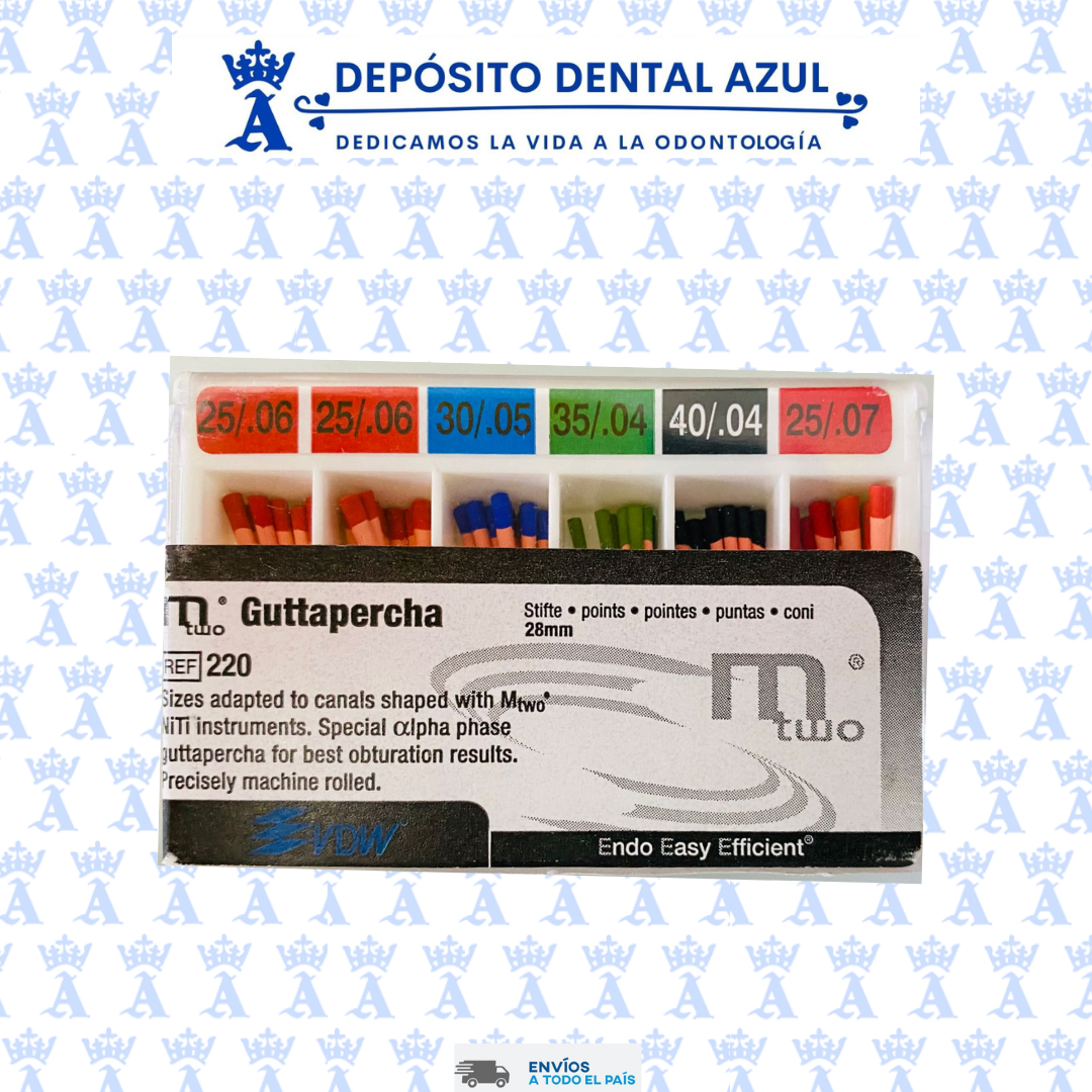 GUTTA PERCHA MTWO 25/.06  40/.04 28MM