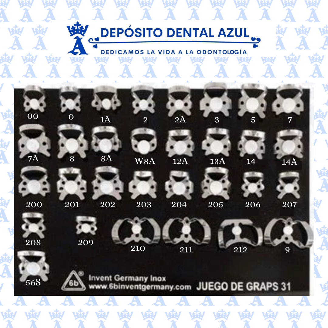 JUEGO DE GRAPAS P/DIQUE C/31 PZ 6B