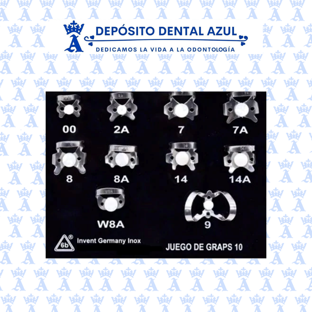 JUEGO DE GRAPAS P/DIQUE C/10 PZ 6B