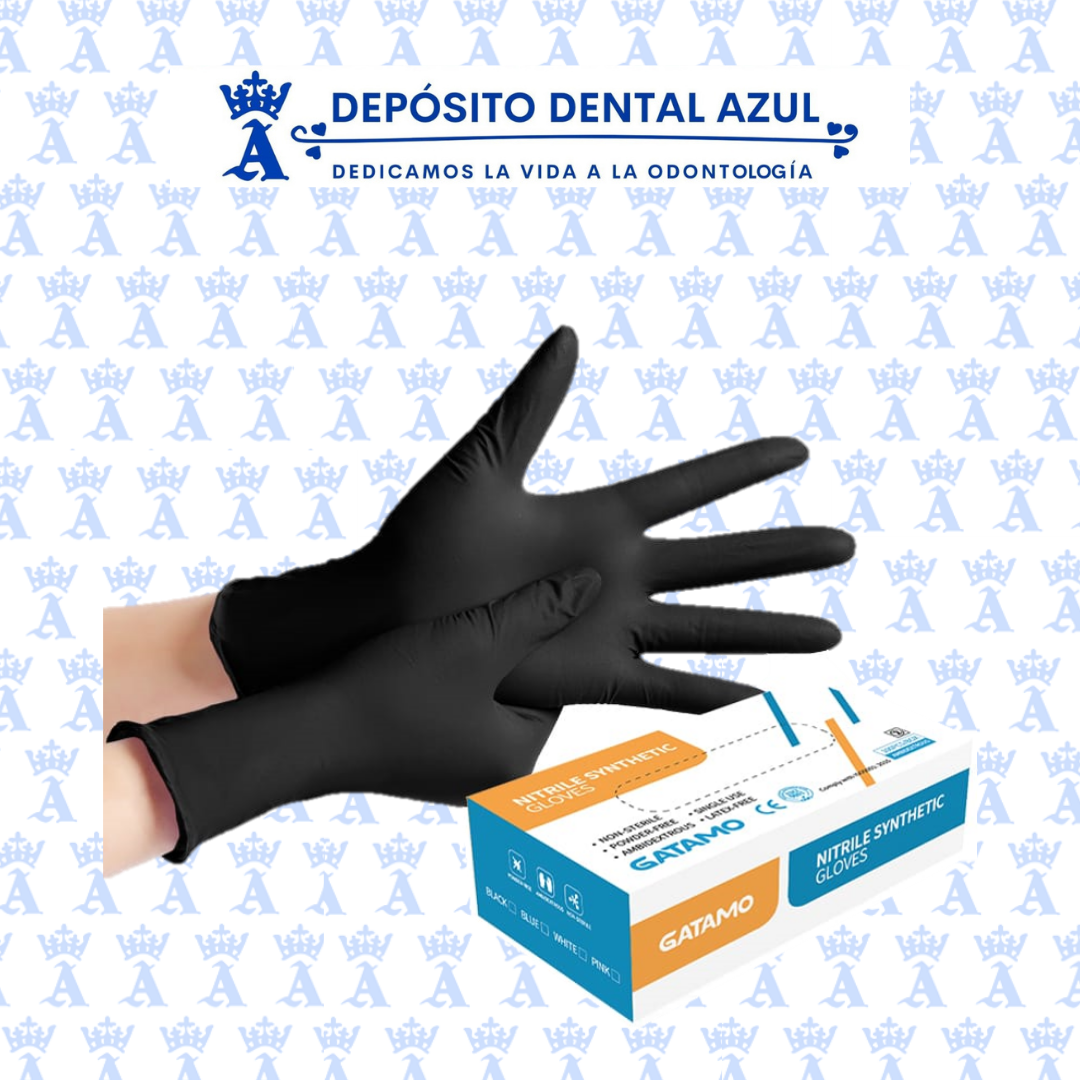 GUANTE GATAMO NITRILO NEGRO CHICO